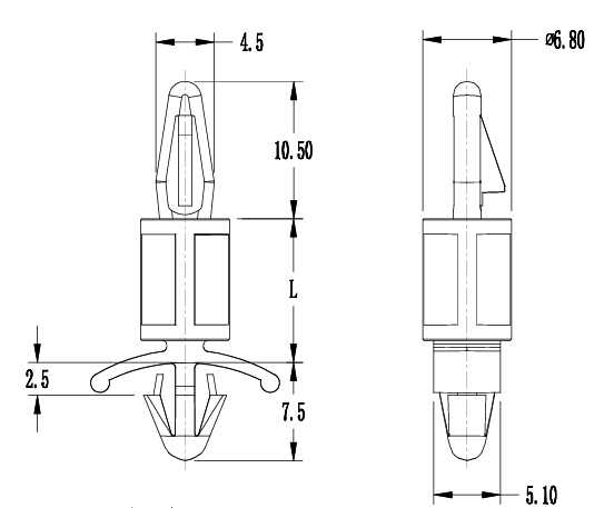 PC板间隔柱 LCS-9